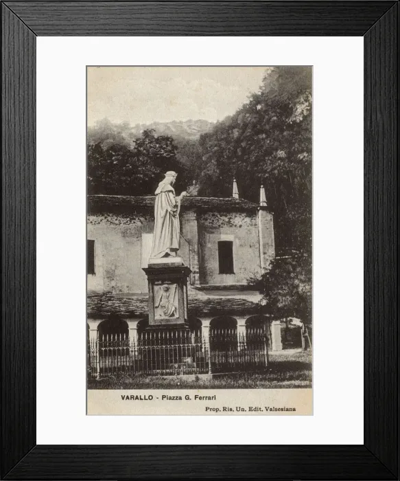 Framed Print : Piazza Gaudenzio Ferrari, Varallo Sesia, Piedmont, Italy Framed Print : Piazza Gaudenzio Ferrari, Varallo Sesia, Piedmont, Italy
