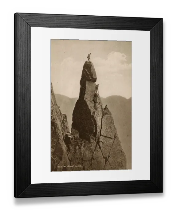 Framed Print : Napes Needle, Great Gable, Keswick, Lake District Framed Print : Napes Needle, Great Gable, Keswick, Lake District