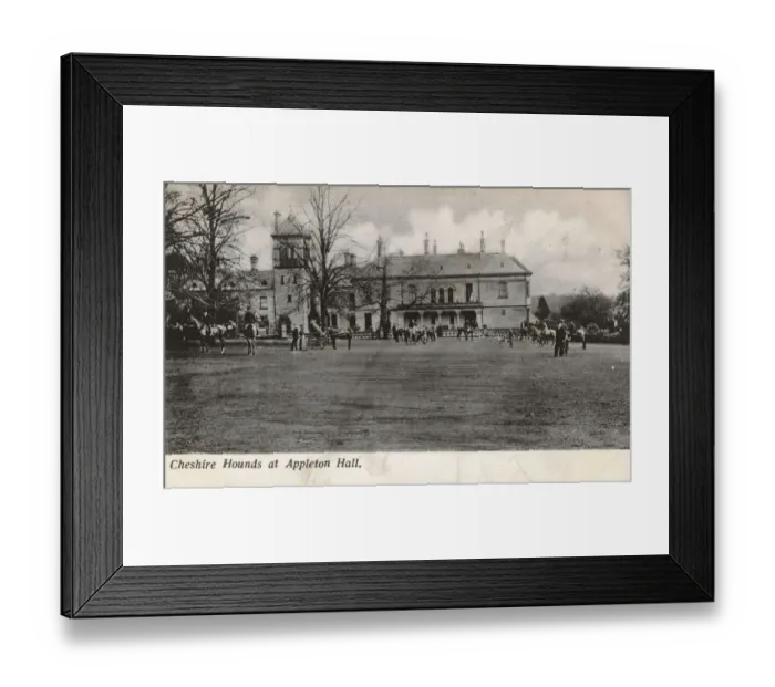 Framed Print : Cheshire Hounds at Appleton Hall, Warrington Framed Print : Cheshire Hounds at Appleton Hall, Warrington