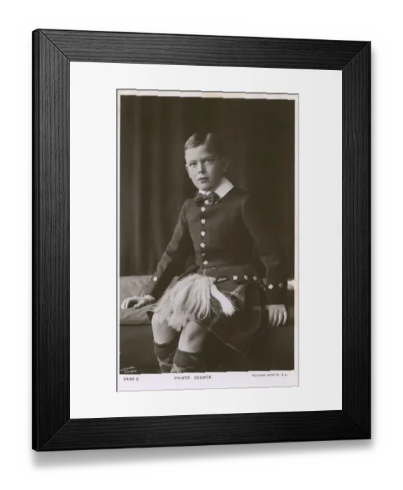 Framed Print : Prince George of Wales, later Duke of Kent Framed Print : Prince George of Wales, later Duke of Kent