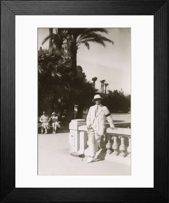 Framed Print : Prince Edward of Wales in the South of France Framed Print : Prince Edward of Wales in the South of France