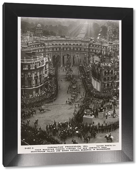Coronation Procession, Admiralty Arch, London