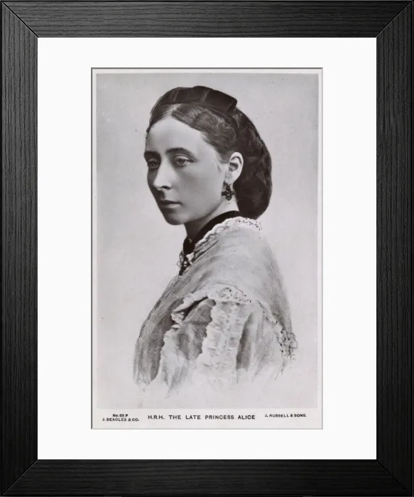 Framed Print : Princess Alice, later Princess Louis of Hesse Framed Print : Princess Alice, later Princess Louis of Hesse