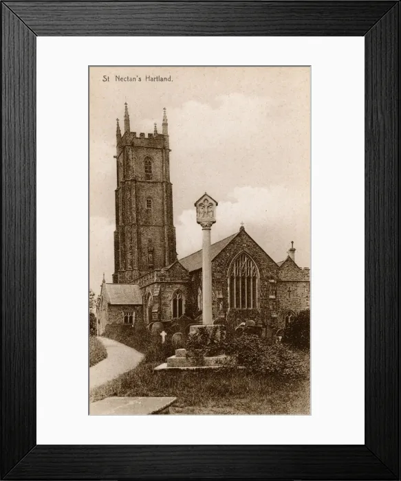 Framed Print : St Nectans Church, Stoke, near Hartland, Devon Framed Print : St Nectans Church, Stoke, near Hartland, Devon
