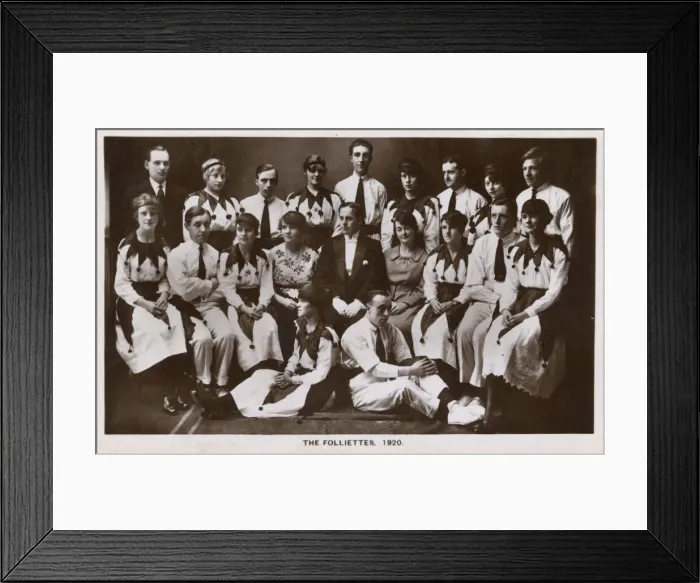 Framed Print : The Folliettes, performing group Framed Print : The Folliettes, performing group