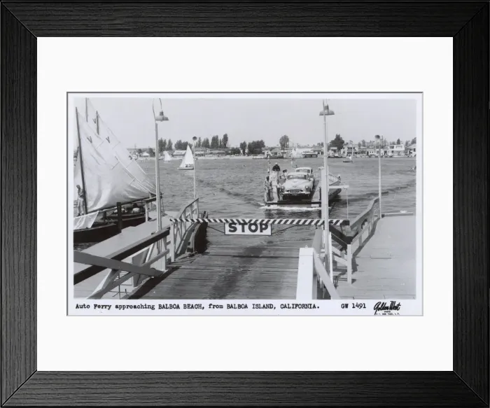 Framed Print : Balboa Beach, Orange County, California, USA Framed Print : Balboa Beach, Orange County, California, USA