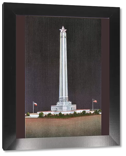 Postcard booklet, memorial at Houston, Texas, USA