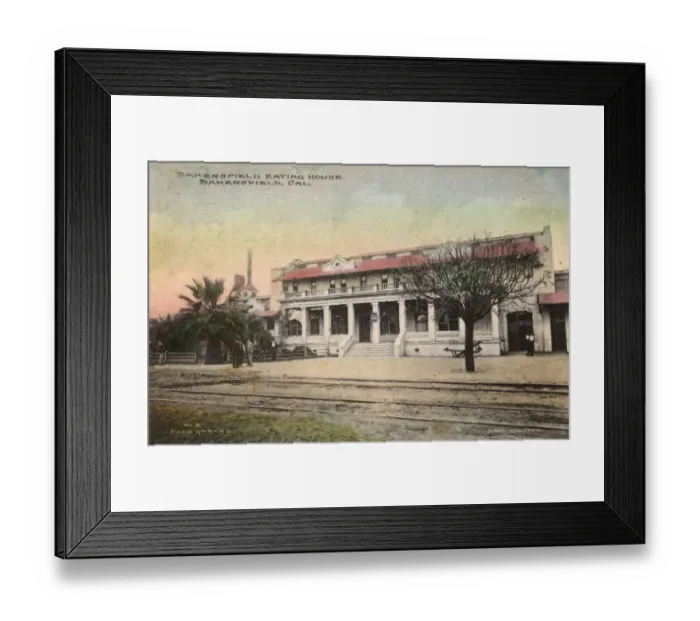 Framed Print : Eating House, Bakersfield, Kern County, USA Framed Print : Eating House, Bakersfield, Kern County, USA