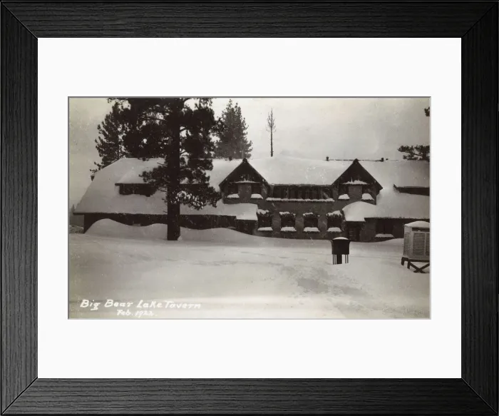 Framed Print : Lake Tavern, Big Bear Lake, California, USA Framed Print : Lake Tavern, Big Bear Lake, California, USA