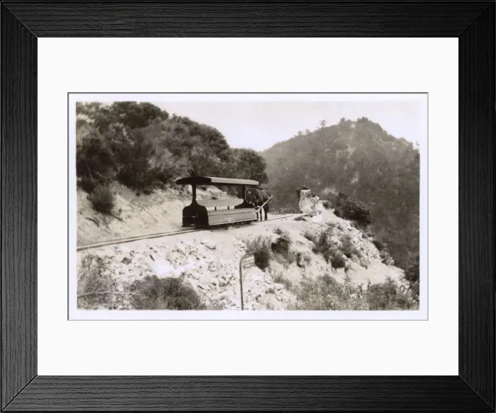 Framed Print : Mount Lowe scenic railway, California, USA Framed Print : Mount Lowe scenic railway, California, USA