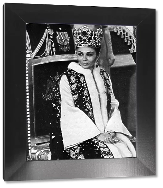 Queen Farah Dibah of Iran - Shahs Coronation