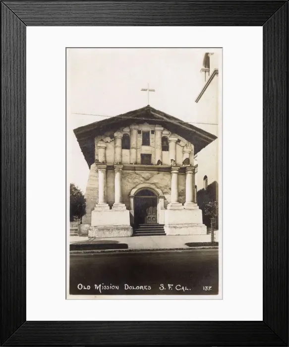 Framed Print : Old Mission Dolores, San Francisco, California, USA Framed Print : Old Mission Dolores, San Francisco, California, USA