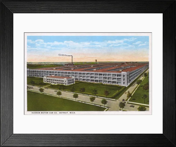 Framed Print : Hudson Motor Car Co, Detroit, Michigan, USA Framed Print : Hudson Motor Car Co, Detroit, Michigan, USA