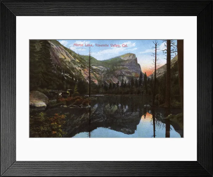 Framed Print : Mirror Lake, Yosemite Valley, California, USA Framed Print : Mirror Lake, Yosemite Valley, California, USA