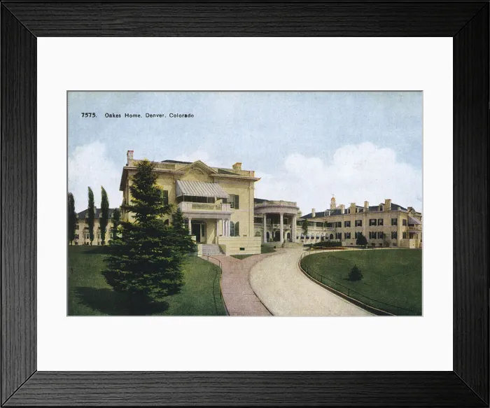 Framed Print : Oakes Home, Denver, Colorado, USA Framed Print : Oakes Home, Denver, Colorado, USA