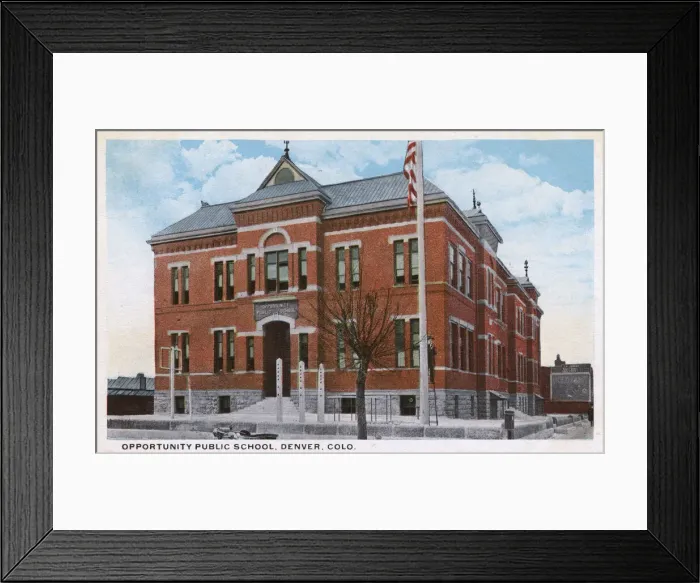 Framed Print : Opportunity Public School, Denver, Colorado, USA Framed Print : Opportunity Public School, Denver, Colorado, USA