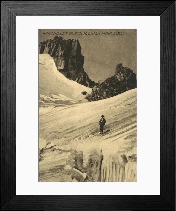 Framed Print : Hallet Glacier, Estes Park, Colorado, USA Framed Print : Hallet Glacier, Estes Park, Colorado, USA