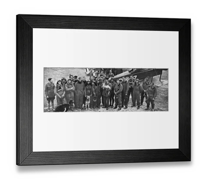Framed Print : Pilots of the Royal Air Force Scouting Squadron Framed Print : Pilots of the Royal Air Force Scouting Squadron