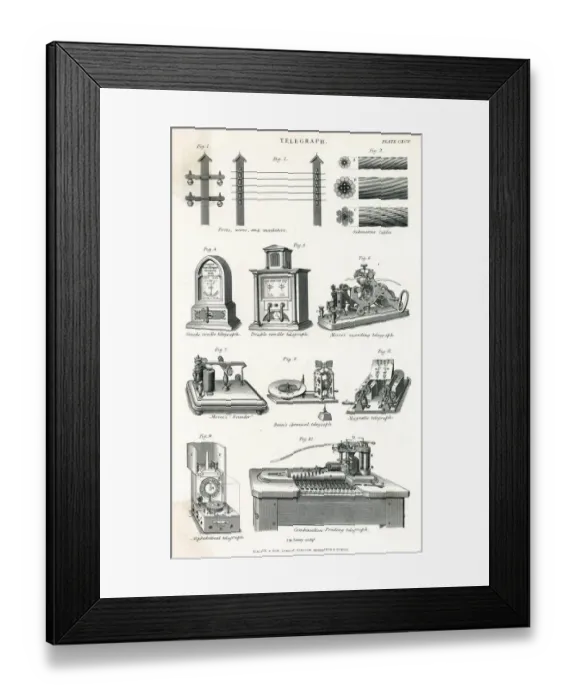 Framed Print : Variety of Telegraph machinery Framed Print : Variety of Telegraph machinery