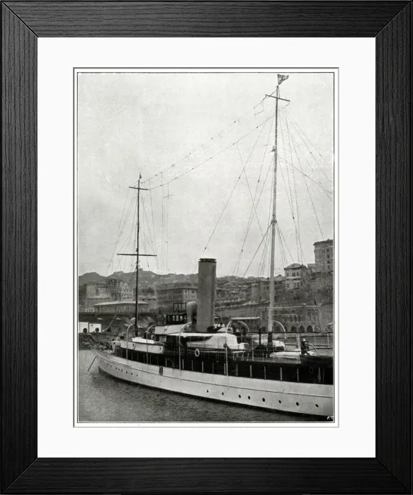 Framed Print : Guglielmo Marconi - Radio Project 1930, The Elettra at Genoa Framed Print : Guglielmo Marconi - Radio Project 1930, The Elettra at Genoa