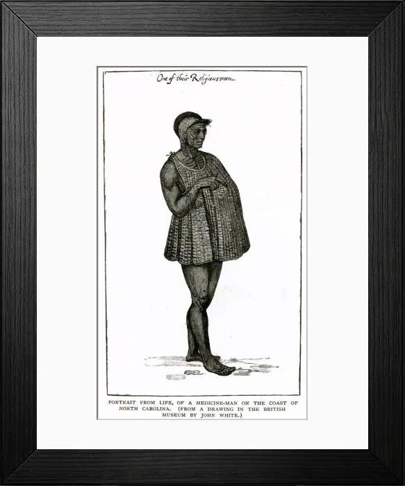 Framed Print : A Medicine Man from the coast of North Carolina Framed Print : A Medicine Man from the coast of North Carolina
