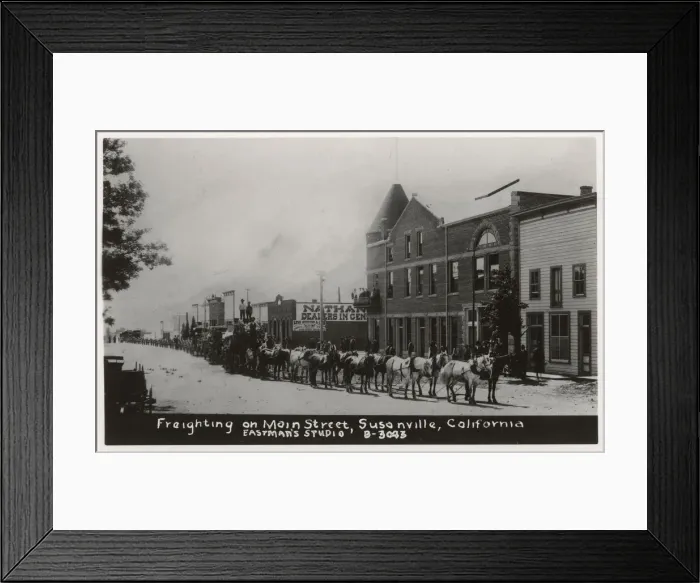Framed Print : Main Street, Susanville, Lassen County, California, USA Framed Print : Main Street, Susanville, Lassen County, California, USA