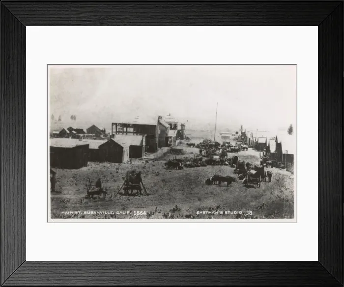 Framed Print : Main Street, Susanville, Lassen County, California, USA Framed Print : Main Street, Susanville, Lassen County, California, USA