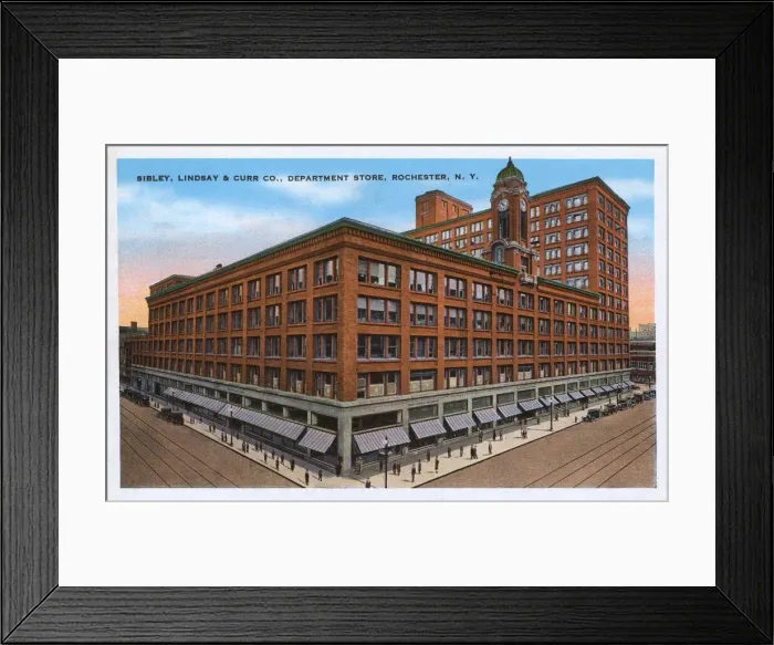 Framed Print : Department store, Rochester, New York State, USA Framed Print : Department store, Rochester, New York State, USA