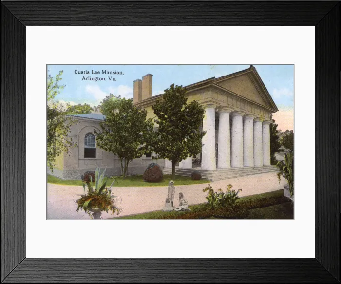 Framed Print : Custis Lee Mansion, Arlington, Virginia, USA Framed Print : Custis Lee Mansion, Arlington, Virginia, USA