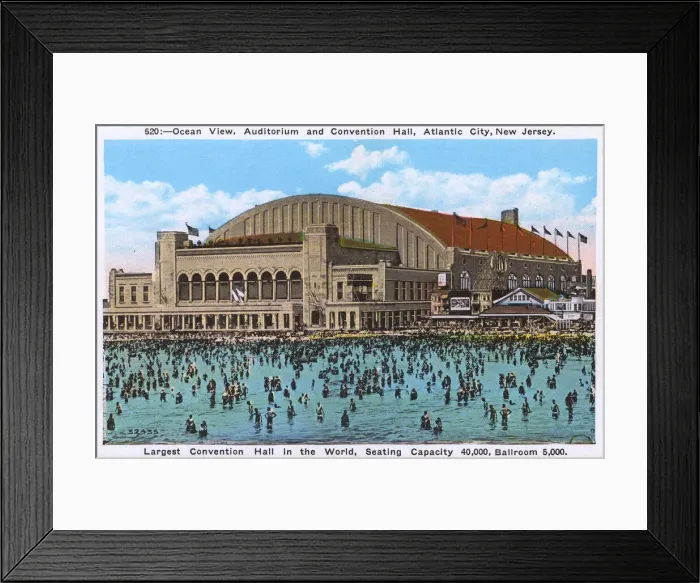 Framed Print : Convention Hall, Atlantic City, New Jersey, USA Framed Print : Convention Hall, Atlantic City, New Jersey, USA
