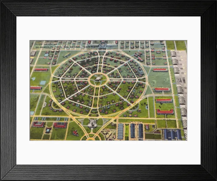 Framed Print : Randolph Field, San Antonio, Texas, USA Framed Print : Randolph Field, San Antonio, Texas, USA
