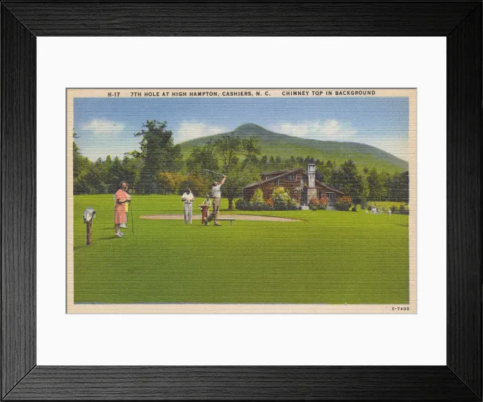 Framed Print : Golfing at High Hampton, Cashiers, North Carolina, USA Framed Print : Golfing at High Hampton, Cashiers, North Carolina, USA