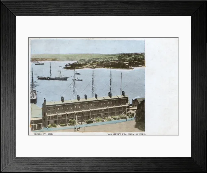 Framed Print : Blues Point and McMahons Point, Sydney, Australia Framed Print : Blues Point and McMahons Point, Sydney, Australia