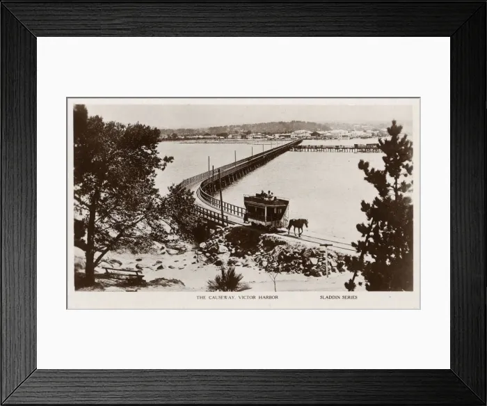 Framed Print : The Causeway, Victor Harbour, Australia Framed Print : The Causeway, Victor Harbour, Australia