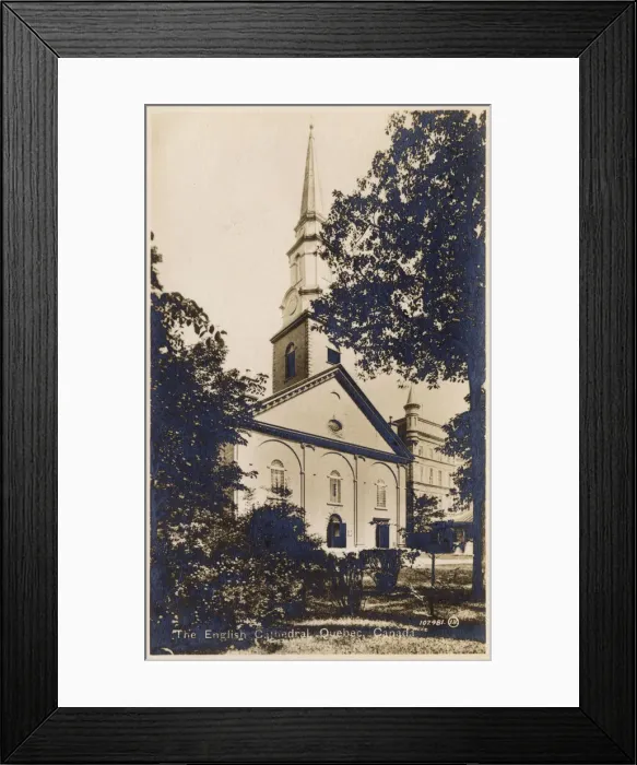Framed Print : The English Cathedral, Quebec City, Canada Framed Print : The English Cathedral, Quebec City, Canada