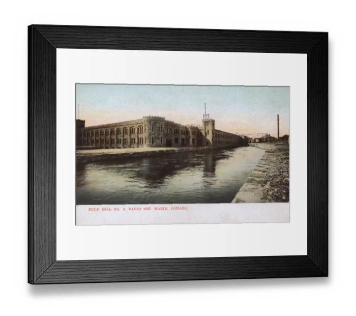 Framed Print : Pulp mill no. 2, Sault Sainte Marie, Ontario, Canada Framed Print : Pulp mill no. 2, Sault Sainte Marie, Ontario, Canada