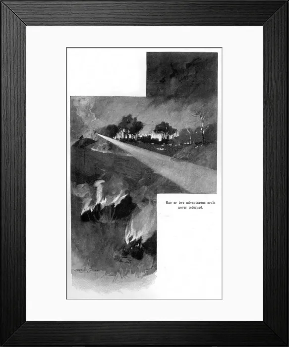 Framed Print : War of the Worlds by H. G. Wells - First Publication Framed Print : War of the Worlds by H. G. Wells - First Publication