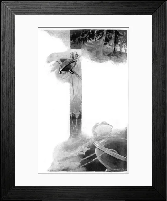 Framed Print : War of the Worlds by H. G. Wells - First Publication Framed Print : War of the Worlds by H. G. Wells - First Publication
