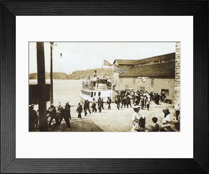 Framed Print : Steamer Argyle at Kenora ferry landing, Ontario, Canada Framed Print : Steamer Argyle at Kenora ferry landing, Ontario, Canada