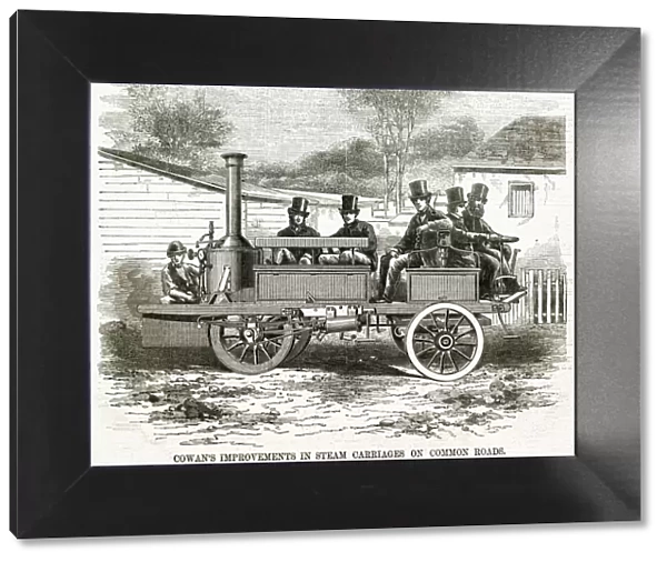Cowans improvement steam carriage 1861