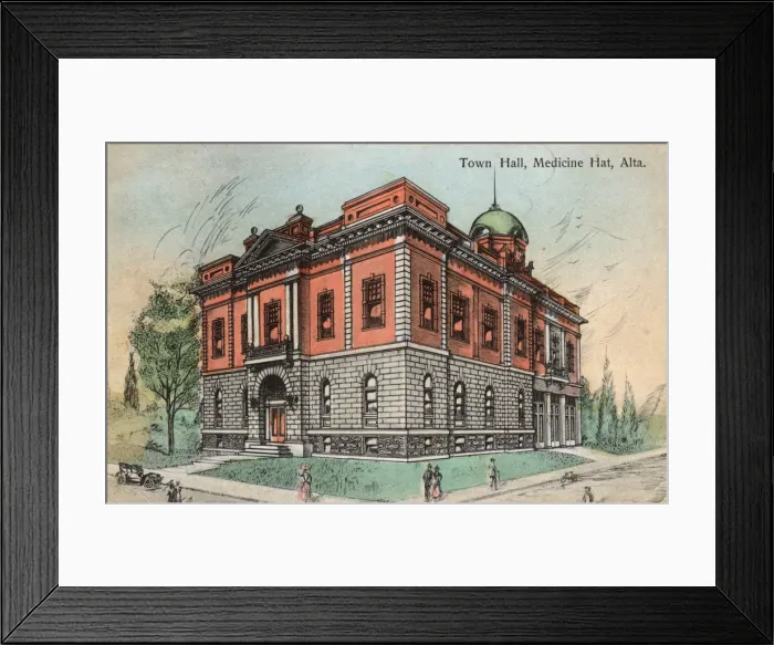 Framed Print : Town Hall, Medicine Hat, Alberta, Canada Framed Print : Town Hall, Medicine Hat, Alberta, Canada