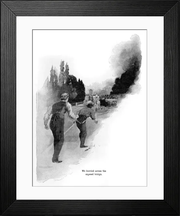 Framed Print : War of the Worlds by H. G. Wells - First Publication Framed Print : War of the Worlds by H. G. Wells - First Publication