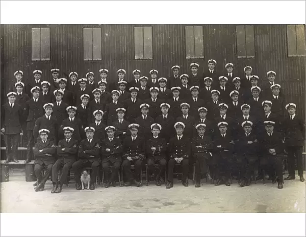 Group photo, Royal Naval Air Service officers, WW1