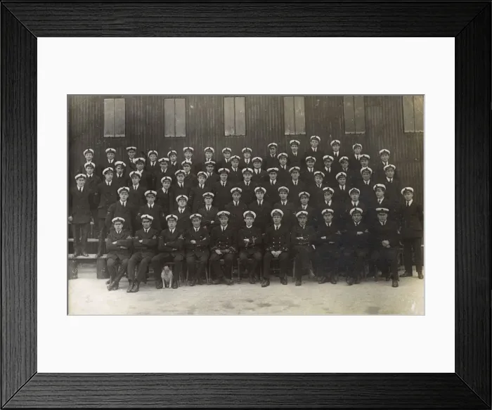 Framed Print : Group photo, Royal Naval Air Service officers, WW1 Framed Print : Group photo, Royal Naval Air Service officers, WW1