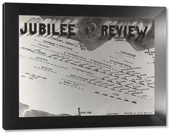 Jubilee Review layout, Portsmouth Harbour