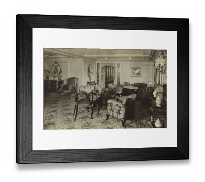 Framed Print : American cruise ships lounge Framed Print : American cruise ships lounge