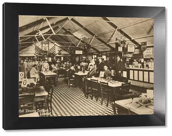 Eagle Hut dining saloon, YMCA, Aldwych, London