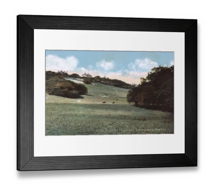 Framed Print : Castle Hill Golf Links, Kersal, Manchester Golf Club Framed Print : Castle Hill Golf Links, Kersal, Manchester Golf Club