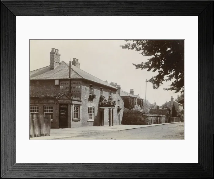 Framed Print : Railway Hotel, Brandon, Suffolk Framed Print : Railway Hotel, Brandon, Suffolk