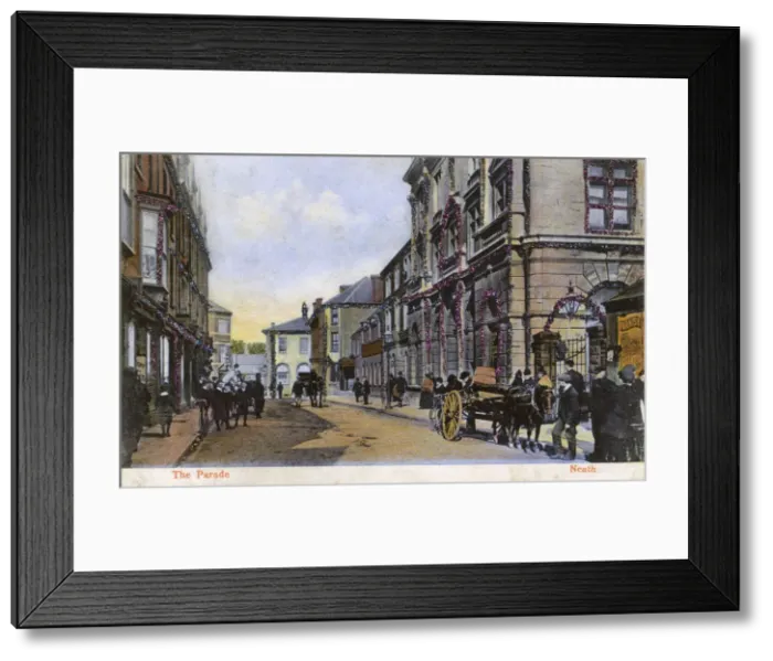 Framed Print : The Parade, Neath, West Glamorgan, Wales Framed Print : The Parade, Neath, West Glamorgan, Wales